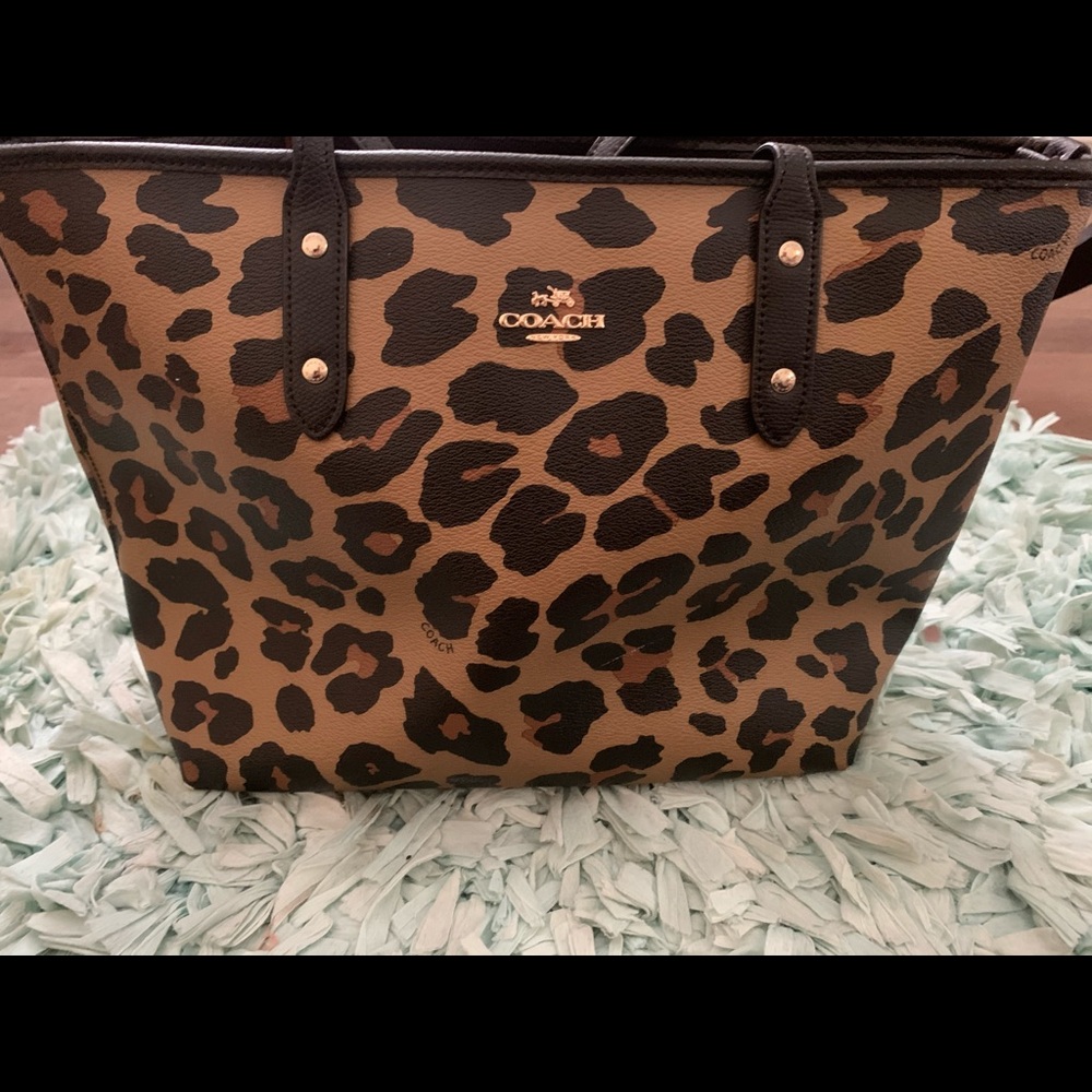 Leopard Coach Purse